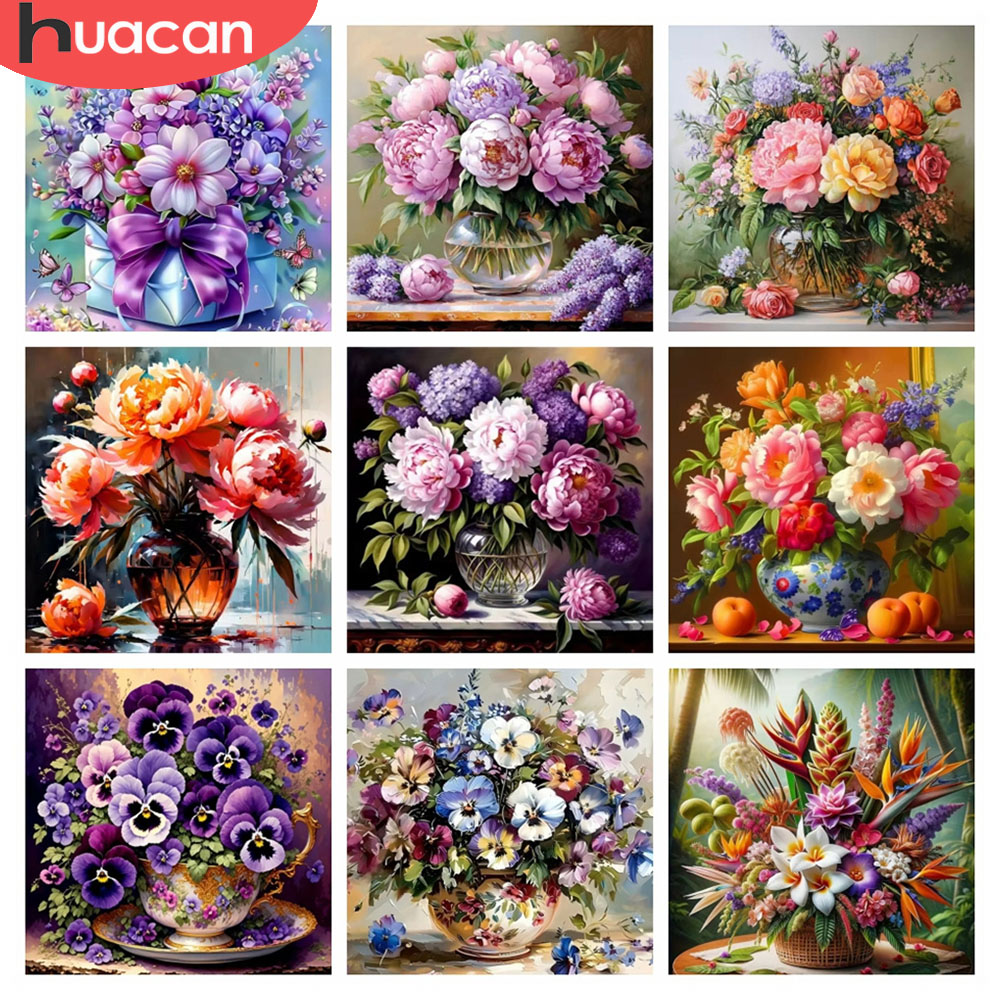 HUACAN 5D Diamond Mosaic Rose  - Resin Art Rose recension och pris
