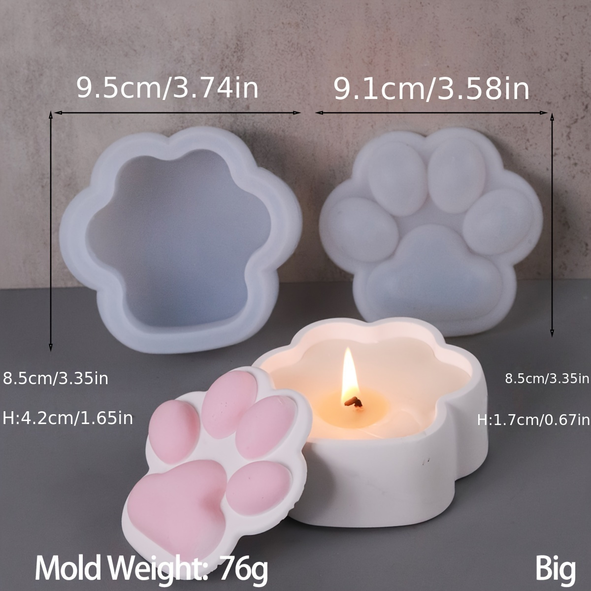 Cat Claw Storage Box Silicone  - Resin Art Case recension och pris