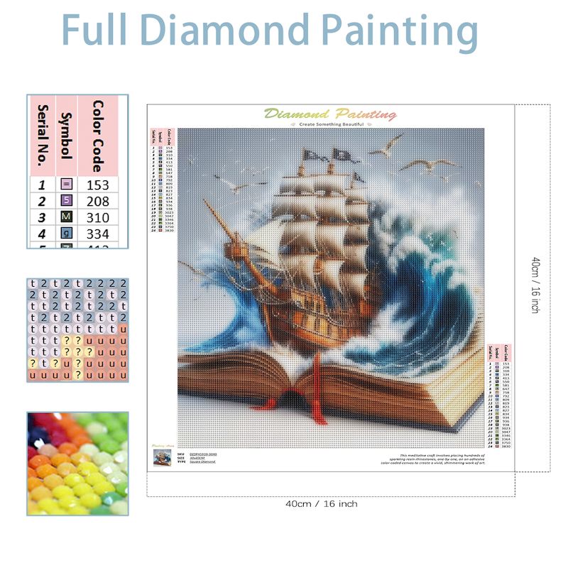 SDOYUNO Diy Diamond Mosaic Boo - Resin Art Wallpaper recension och pris