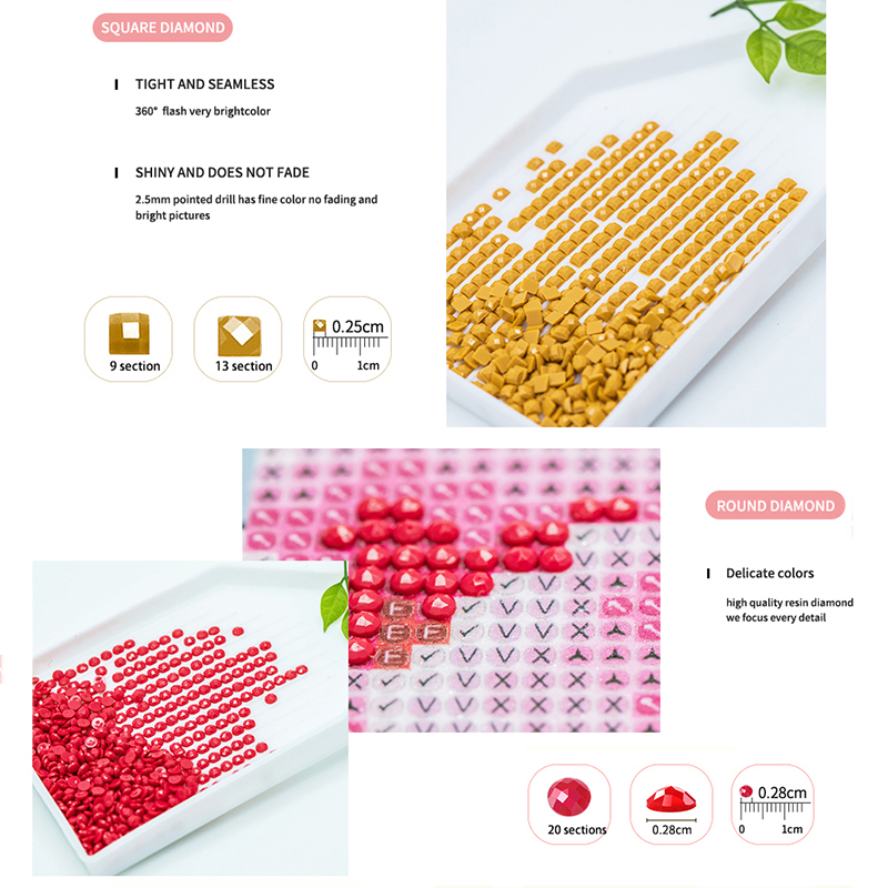 SDOYUNO Diy Diamond Mosaic Boo - Resin Art Wallpaper recension och pris