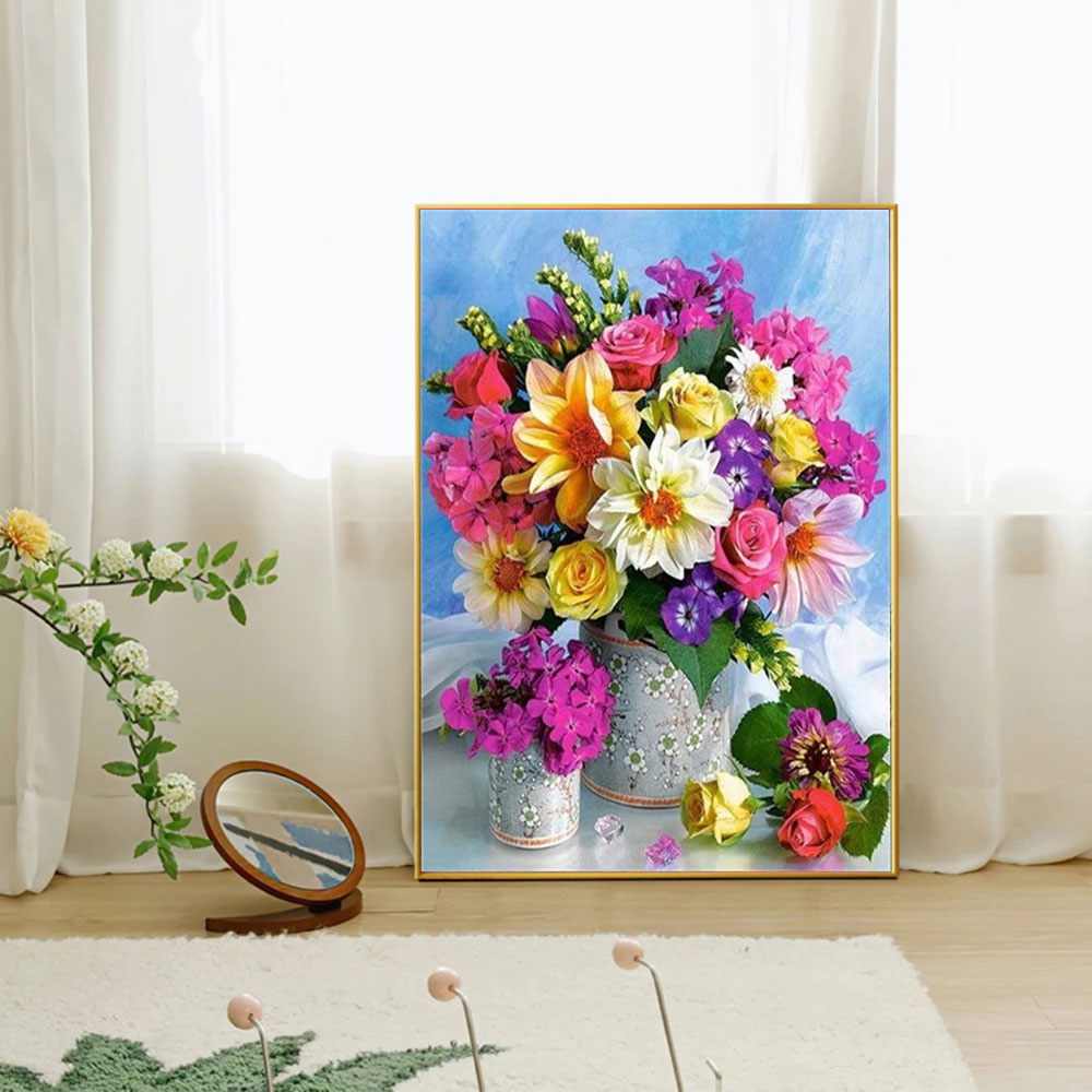 Full Diamond Mosaic Flower 5D  - Resin Art Rose recension och pris
