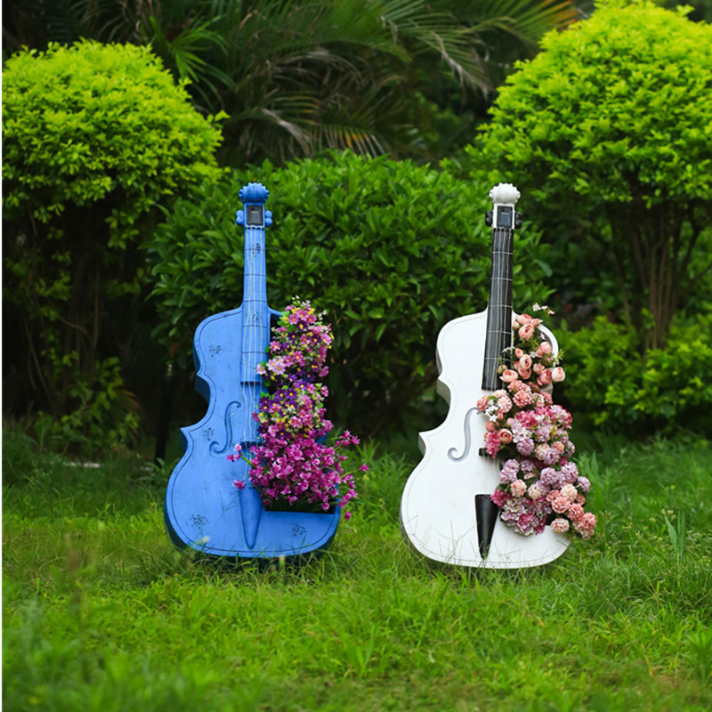 Cello-Shaped Garden Statue Lar - Resin Art Wedding Gift recension och pris