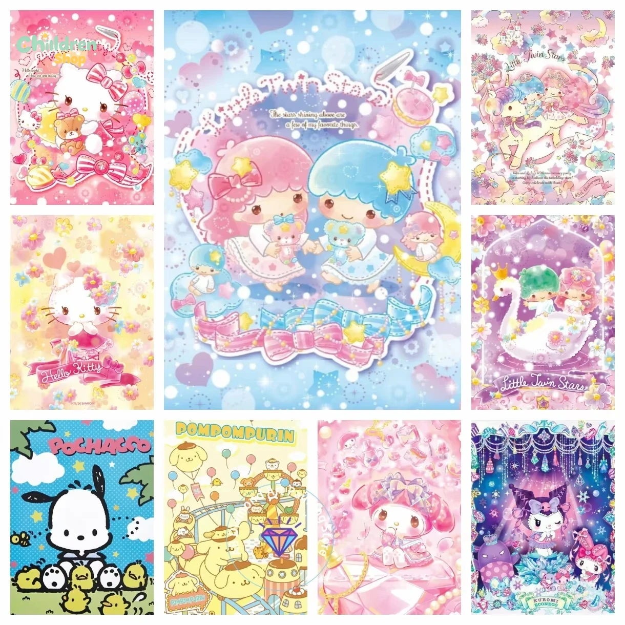 Sanrio Cinnamoroll Kuromi Gemi - Resin Art Work recension och pris