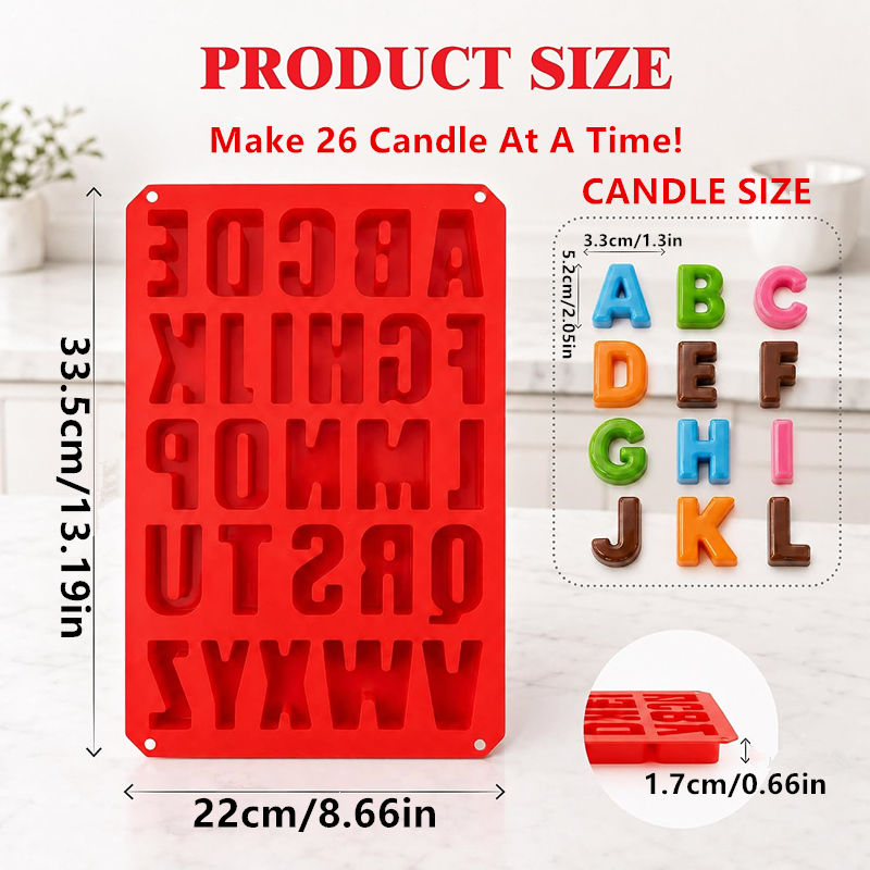 Alphabet Letter Silicone Candl - Resin Art Alphabet recension och pris