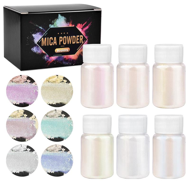 6 Pcs-Set Epoxy Resin Dye Mica - Resin Art Case recension och pris