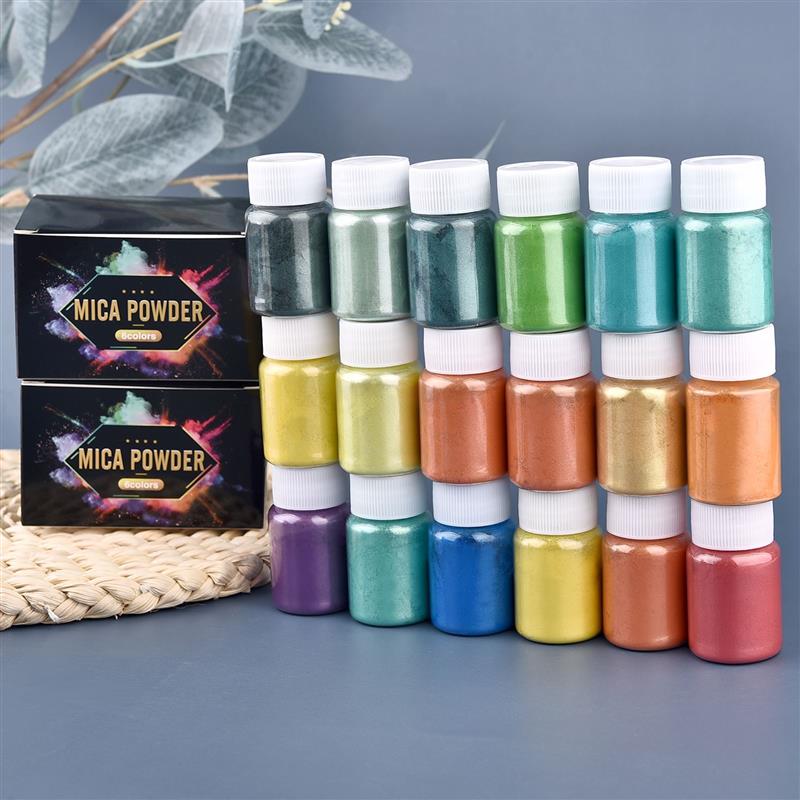 6 Pcs-Set Epoxy Resin Dye Mica - Resin Art Case recension och pris