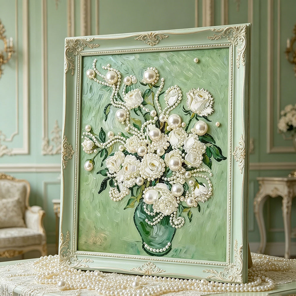 Huacan DIY Pearl Art Painting  - Resin Art Rose recension och pris